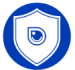 Security mit blauem Hintergrund